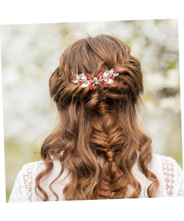 Mikinona Metal With diamond bride headgear accessories wedding hairpin hair barrettes hair pin girl headpiece romantic comb alloy rhinestones rhinestone hair clips Hair piece girl - Buy Online on GoSupps.com