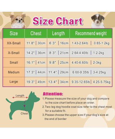 Buy Winter Dog Hoodies with Bags | Warm Cotton Clothing for Small Dogs & Cats | XS Orange Chihuahua Costume - Buy Online on GoSupps.com