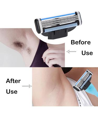 12Pcs Men's Mach 3 Razor Blades Refills - Extra Smooth Shaving Experience for Beard and Skin - Blue - Buy Online on GoSupps.com