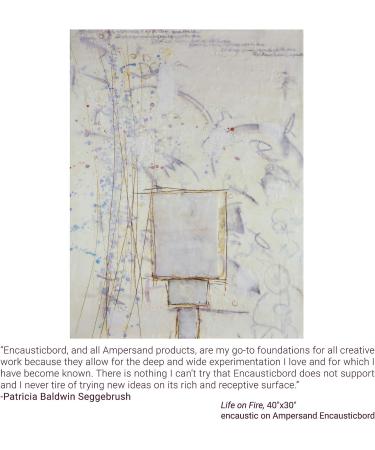 Ampersand Encausticbord Wood Painting Panel - Museum Series - 9x12 - Buy Online on GoSupps.com