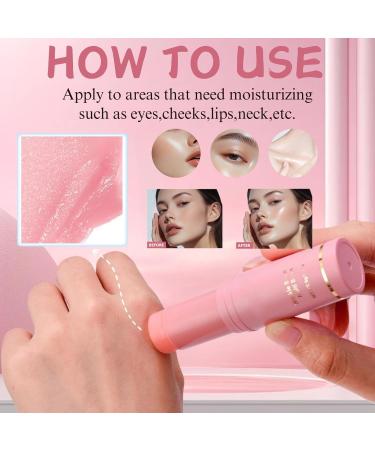 CCDSR Multicollagen stick Korean collagen stick for face lips and neck wrinkle filling and lifting balm hyaluronic acid collagen lip balm travelfriendly Korean skin care stick 2 - Buy Online on GoSupps.com