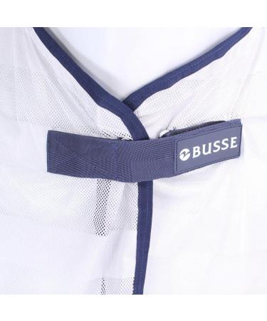 Busse Transport Fly Sheet - Stripe Silver (Navy) | 155 cm Back Length | International Shipping Available - Buy Online on GoSupps.com