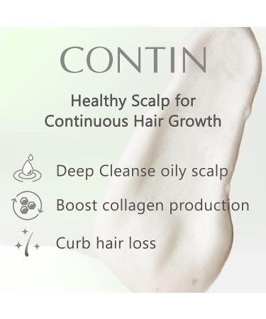 CONTIN Garlic Shampoo: Natural Scalp Treatment for Oily Sensitive Hair, Hair Loss, Growth, Anti-Thinning & Dandruff - Strengthen Roots, Clarify Follicles, Unscented - Thicker Fuller Hair - Buy Online on GoSupps.com