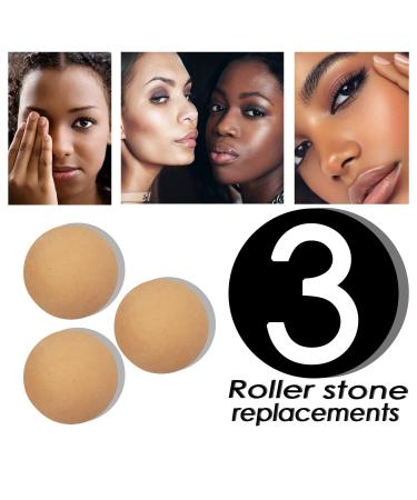 Lazzybeauty Oil Absorbing Volcanic Roller - Portable Reusable Oil-Resistant Face Roller for Oil Control - Natural Stone Facial Tool for Skin Massage - Travel-Friendly - Buy Online on GoSupps.com