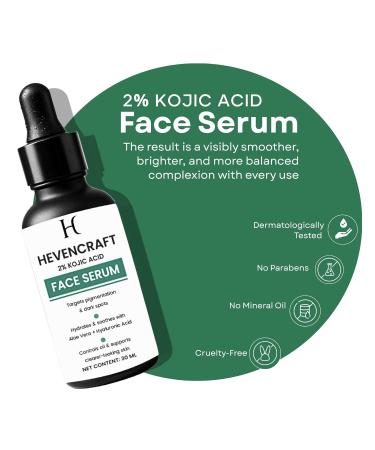 Hevencraft Facial Serum for Daily Skincare Lightweight & Non-Sticky Face Serum for Men & Women Fast Absorbing Formula for All Skin Types 30 ml - Buy Online on GoSupps.com