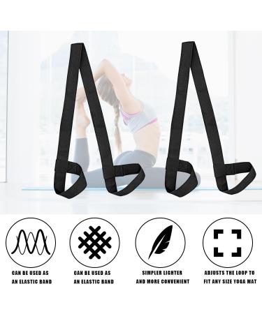 Fibound Yoga Mat Strap Set | 2 Piece Carrying Belt for All Mats | Portable Easy-Use Yoga Shoulder Strap - Buy Online on GoSupps.com
