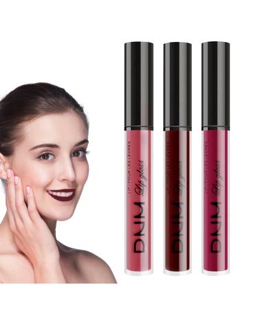Tsuchiya Tsuchiya 3 Matte Lipsticks - Liquid Lip Gloss - Matte Lip Gloss - Lip Gloss - Waterproof and Long-Lasting Lip Gloss - Lightweight Lip Gloss for a Shiny Shine