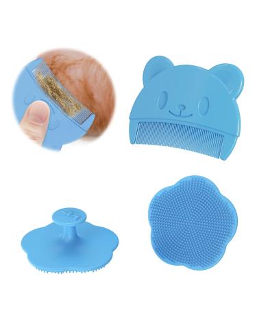 Qerich baby brush 2-pack milk scab baby remove baby brush newborn baby comb scalp massage brush baby comb baby brush milk scab baby hairbrush for newborn ultraich silicone brushes