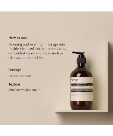 Aesop Rejuvenate Intensive Body Balm 500ml - Luxurious Hydration for All Skin Types | International Shipping - Buy Online on GoSupps.com