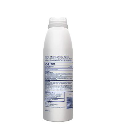 Differin Acne Body Spray 6 oz - Salicylic Acid Treatment for Back, Chest, and Shoulders - Buy Online on GoSupps.com