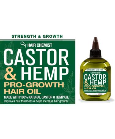 Hair Chemist Castor and Hemp Pro-Growth Hair Oil 7.1 oz. | Natural Hair Growth Blend - Buy Online on GoSupps.com