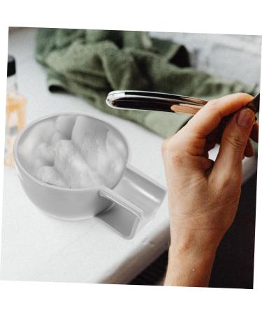 Beaupretty Shaving Foam Shell Snog Soap - Large Bowl for Men's Razors & Brushes | Premium Plastic Shaving Cup - Buy Online on GoSupps.com