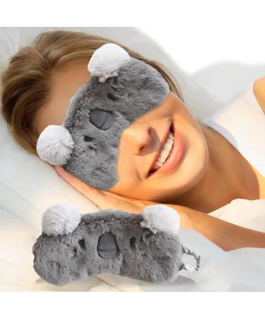 YuanYouTong Sleep Mask Eye Mask for Sleeping Night Blindfold for Men Women Creative Koala Pattern Breathable Sleeping Mask for Children Adult Soft Comfort Eye Shade Cover for Travel Yoga Nap