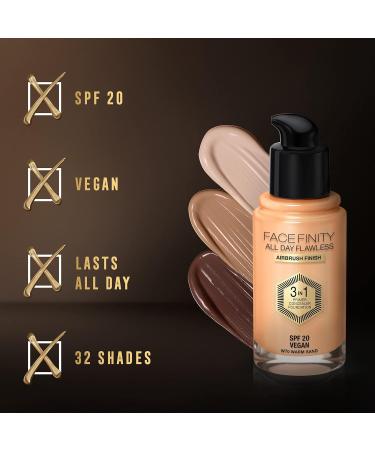 Max Factor Face Finity All Day Flawless 3 In 1 Foundation 070 - Long-Lasting Full Coverage Makeup for Flawless Skin | Shop Internationally - Buy Online on GoSupps.com