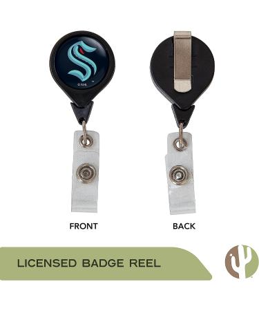 Seattle Kraken NHL Team Retractable Badge Holder Ticket Clip Reel ID - Buy Online on GoSupps.com