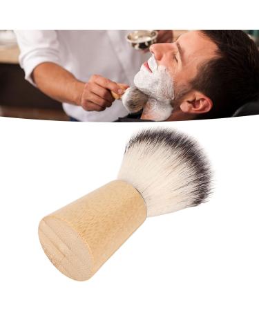 Demeras Foaming Shaving Brush - Lightweight Nylon Fiber Beard Shaving Brush for Effortless Fast Foaming | International Shipping Available - Buy Online on GoSupps.com