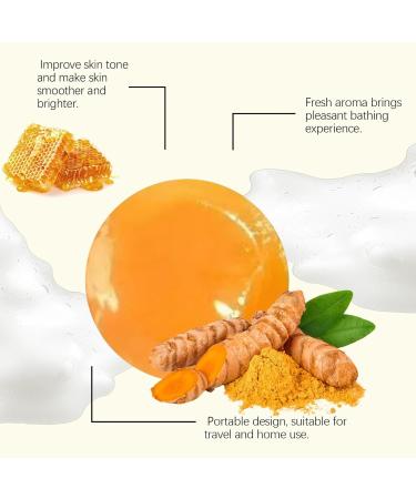 Soft 7 Turmeric With Honey Soap Soft 7 Turmeric With Honey Oil For Skin Soft7 Body Oils Soft 7 Turmeric Oil For Lightening Dark Skin Turmeric Super Whitening Oil (Soap 1PC) - Buy Online on GoSupps.com
