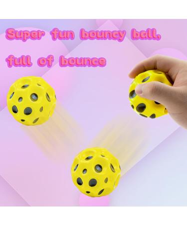 Zcahoo Extreme High Bouncing Ball Meteor Rubber Bounce Ball Stress Relief Toy Cool Tiktok Pop Bouncing Training Ball - Multicolored - Pack Of 6 - Buy Online on GoSupps.com