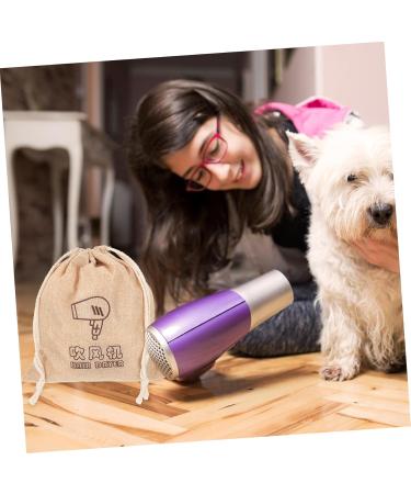 TOVINANNA 2pcs Portable Drawstring Bag Portable Hair Dryer Bags Blow Dryer Retractable Cord Travel Bag Cloth - Buy Online on GoSupps.com