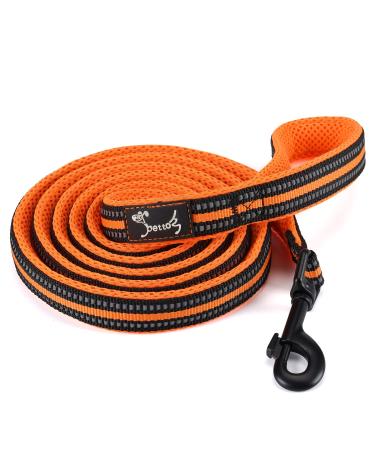 Dog Leash Pet Durable Leash Strap Padded for Puppy Pet Leash Rope 2 m (1 Pack) Orange
