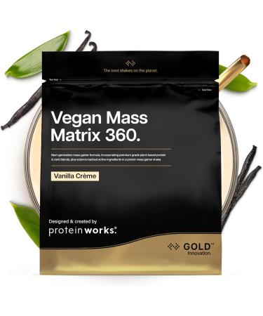 Gainer Vegan Extreme | Vanilla Cream | Hypercalorie Protein Powder | Weight Gain | Vitamins & Minerals | Protein Works | 2kg