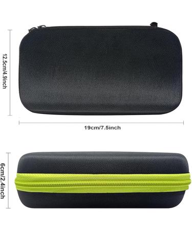 ZLIT Hard Shell Travel Carrier Bag for Philips Norelco OneBlade QP2520/QP2530/QP2630 - Secure & Stylish Razor Bag (Black Interior) | International Shipping Available - Buy Online on GoSupps.com