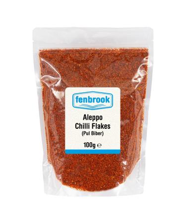 Aleppo Pepper Chilli Flakes 100g (Pul Biber) by Fenbrook