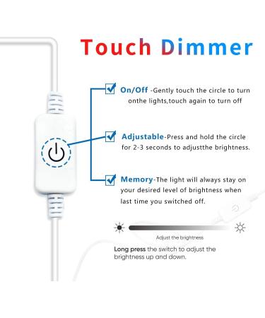 LED Sewing Machine Light Strip with Touch Dimmer & USB Adapter - 18 Light 6500K Cold White - 1 Pack - Buy Online on GoSupps.com