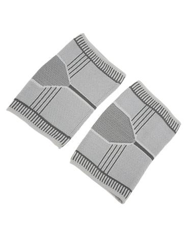 Drfeify Graphene Elbow Braces 1 Pair Elbow Support Brace 3D Weaving Elbow Support for Fitness Basketball Volleyball Cycling Running(M) Medium