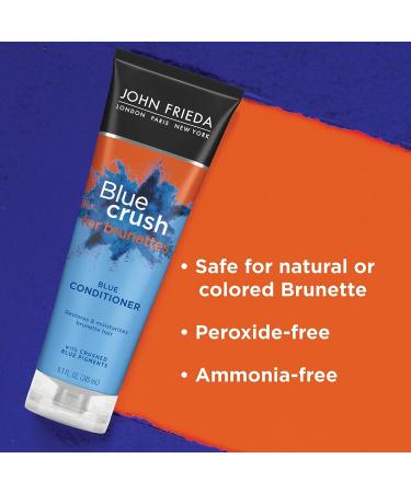 Blue Crush Brunette Shampoo & Conditioner Set - Neutralizes Brassiness - 8.3 fl oz - Buy Online on GoSupps.com