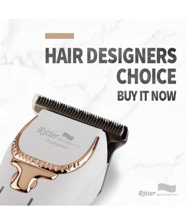 Ritter Professional Mini Hair Trimmer - White | Hair & Beauty Care - Buy Online on GoSupps.com