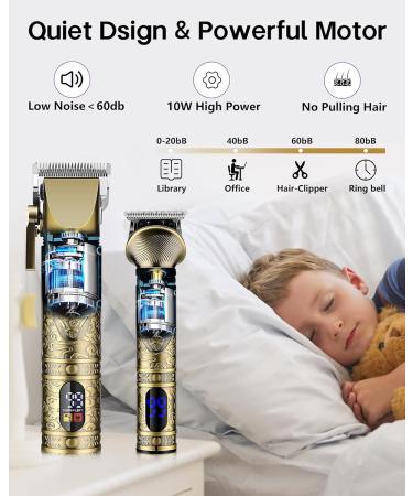 AMULISS Professional Hair Clippers for Men - Cordless Hair Cutting Kit & Beard Trimmer Set - Perfect Gift for Men - Buy Online on GoSupps.com