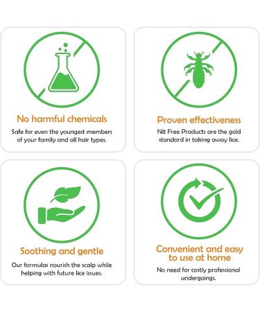 Nit Free Head Lice and Egg Eliminating Enzyme Treatment - 128 FL OZ - Buy Online on GoSupps.com