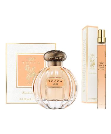 Tocca Stella Perfume Set for Women 100 ml (3.38 oz) + 10 ml (0.34 oz) - Fresh Floral Blood Orange Freesia Spicy Lily ($172 Value) 3.72 Fl Oz (Pack of 1)