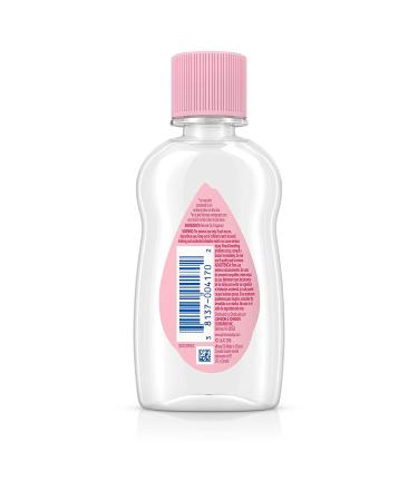 Johnson's Baby Oil 3 fl. oz - Hypoallergenic & Original Mineral Oil for Moisture Protection - Buy Online on GoSupps.com