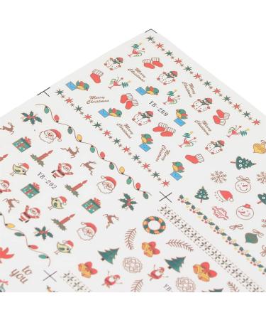Shanrya Christmas Nail Art Decals Widely Used Nail Art Christmas Sticker for Christmas - Buy Online on GoSupps.com