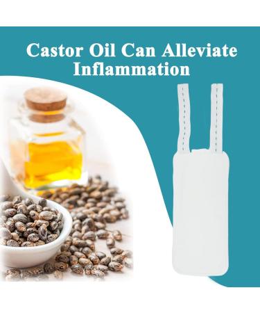 Samuliy Waterproof Castor Oil Pack Compress | Soft Natural Leg Wrap for Sleep & Calf Support - Buy Online on GoSupps.com