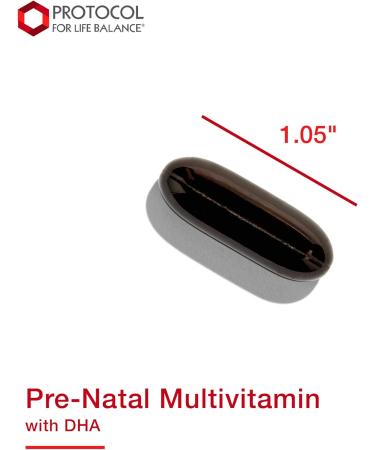 Protocol Pre-Natal Multivitamin with DHA - Pregnancy & Lactation Supplements - 90 Softgels - Buy Online on GoSupps.com
