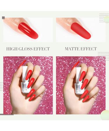 Rstyle Top Coat Gel Set - 4PC No Wipe Base & Primer UV LED Nail Lacquer - International Shipping Available - Buy Online on GoSupps.com