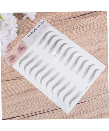 Didiseaon 6 Pcs 3d Eyebrow Stickers Hair Accessories Eyebrow Transfer Stickers Tool Eyebrow Trimming 6d ze008x3pcs Blackx3pcs - Buy Online on GoSupps.com