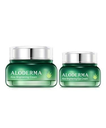 Aloderma Brightening Cream Set 2 pieces - Brightening Cream Brightening Eye Cream