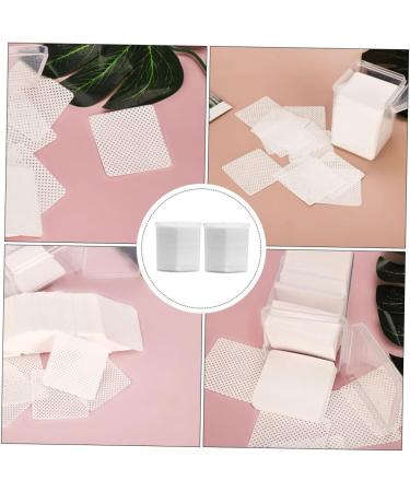 Beatifufu 2 Boxes Cleaning Pads Nail Art Cleaner Tool Nail Polish Remover Glue Wiping Pads Glue Cleansing Pads Nail Cleansing Pad Nail Wipes Nail Art Cleaning Tool Cleaning Cotton Pads - Buy Online on GoSupps.com