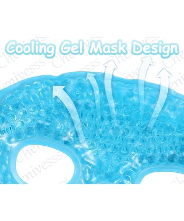 Cooling Face Mask with Velcro Fastener Ice Cream Mask for Swelling & Dark Circles Hot & Cold Compress for Skin Care - Buy Online on GoSupps.com