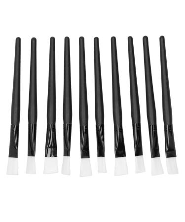 YAOGOHUA DIY Face Mask Brush Soft Hair Wood Handle Facial Mud Mask Mixing Applicator Brush (Black)