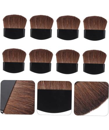 KALLORY 8pcs Painting Brush Drawing Art Supplies Stain Sponge Brush Eyeshadow Sponge Applicator Wood Black 4X3cm - Buy Online on GoSupps.com