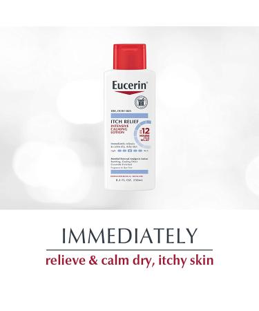 Eucerin Itch Relief Intensive Calming Lotion - 8.4 fl oz | Soothes Dry, Itchy Skin - Buy Online on GoSupps.com