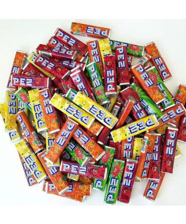 Pez Candy Refills - 50 x 8.5g packs - Fruit Flavoured Brick Sweets - Mixed Packs
