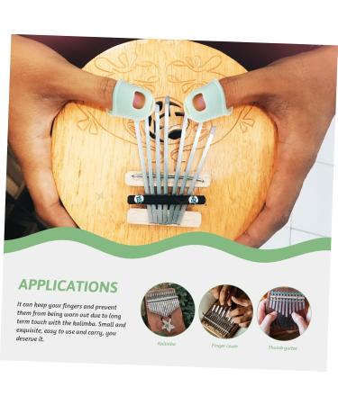 2 Pairs Kalimba Finger Cots | Silicone Thumb Protectors & Covers for Optimal Playing Comfort - Buy Online on GoSupps.com