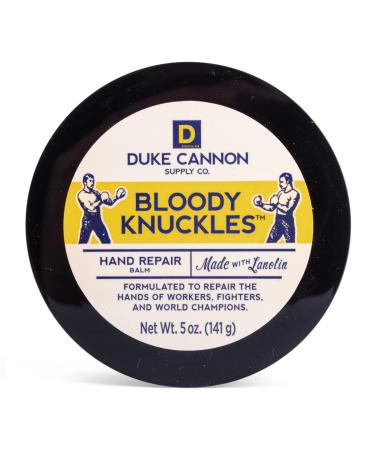 Duke Cannon Supply Co. Bloody Knuckles Hand Repair Balm  Net Wt. 5oz. - Unscented/Paraben-Free 5 Ounce (Pack of 1)