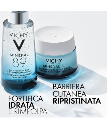 Vichy Concentrated and Fortifying Serum moisturizing repairing and fortifying effect with hyaluronic acid and volcanic water unique formula mineral 89 50 ml - Buy Online on GoSupps.com